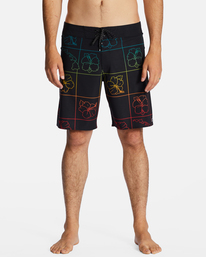2 Andy Irons Sundays CiCLO® Pro Boardshorts 20" Black ABYBS00395 Billabong