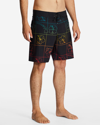 6 Andy Irons Sundays Ciclo Pro - Boardshorts Performance para Hombre Negro ABYBS00395 Billabong