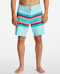 2 Spinner Lo Tide 18" Boardshorts Blue ABYBS00400 Billabong