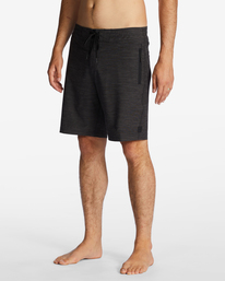 3 Surftrek Lo Tide 18" Boardshorts Black ABYBS00403 Billabong
