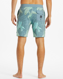 4 Kamea Kalo Lo Tide Boardshorts 19" Blue ABYBS00424 Billabong