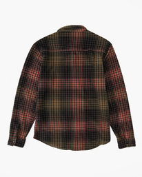 6 A/Div Furnace Flannel Shirt Orange ABYFT00101 Billabong