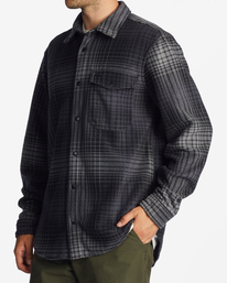 2 A/Div Furnace Flannel Shirt Grey ABYFT00101 Billabong