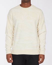 0 A/Div Dunes Lines Furnace Crew Neck Fleece  ABYFT00129 Billabong