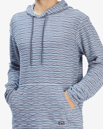 3 Flecker Lite Pullover Hoodie Blue ABYFT00211 Billabong