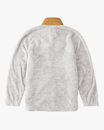 8 A/Div Glacier Mock Neck Zip-Up Jacket Grey ABYFT00218 Billabong