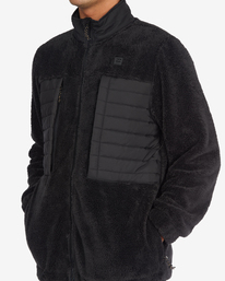 5 A/Div Glacier Mock Neck Zip-Up Jacket Black ABYFT00218 Billabong