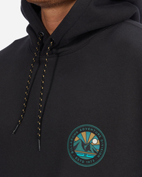 5 A/Div Compass Pullover Hoodie Black ABYFT00222 Billabong
