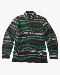 7 A/Div Boundary Half-Zip Mock Neck Pullover Black ABYFT00231 Billabong