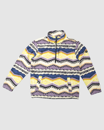 7 A/Div Boundary Half-Zip Mock Neck Pullover Beige ABYFT00231 Billabong