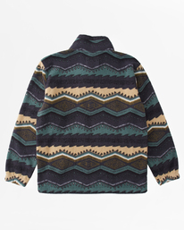 7 Boundary - Fleece met Col voor Heren Green ABYFT00231 Billabong