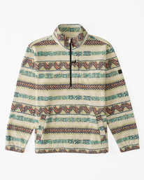 5 A/Div Boundary Half-Zip Mock Neck Pullover Beige ABYFT00231 Billabong