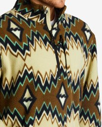 4 A/Div Boundary Half-Zip Mock Neck Pullover Brown ABYFT00231 Billabong