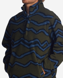 7 Boundary - Fleece mit Stehkragen für Männer Grün ABYFT00231 Billabong