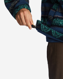 4 A/Div Boundary Half-Zip Mock Neck Pullover Blue ABYFT00231 Billabong