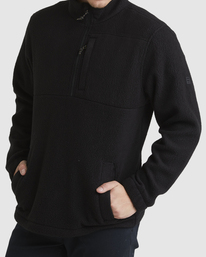 0 A/Div Boundary Half-Zip Mock Neck Pullover Black ABYFT00231 Billabong