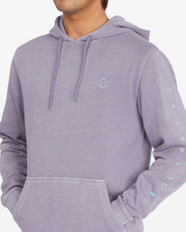 4 Wave Washed Unity Pullover Hoodie Pink ABYFT00297 Billabong