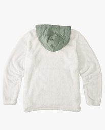 9 A/Div Badger Hooded Half-Zip Pullover Grey ABYFT00309 Billabong