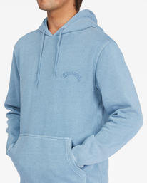 4 Wave Washed Pullover Hoodie Orange ABYFT00311 Billabong