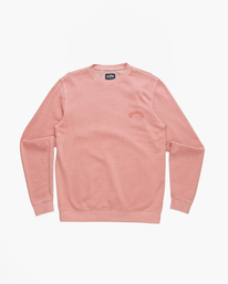 4 Wave Washed Crewneck Pullover Red ABYFT00312 Billabong