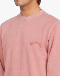 3 Wave Washed Crewneck Pullover Red ABYFT00312 Billabong