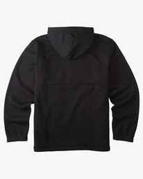 7 A/Div Boundary Hooded Half-Zip Pullover Black ABYFT00317 Billabong