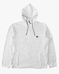 3 A/Div Boundary Hooded Half-Zip Pullover Grey ABYFT00317 Billabong