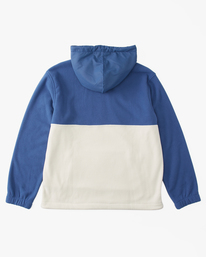 6 A/Div Boundary Hooded Half-Zip Pullover Blue ABYFT00317 Billabong