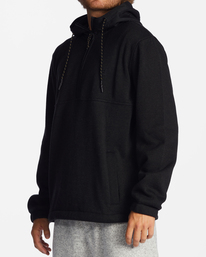 1 A/Div Boundary Hooded Half-Zip Pullover Black ABYFT00317 Billabong