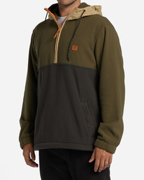 3 Boundary - Kapuzenfleece für Männer Grün ABYFT00317 Billabong