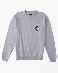 4 Short Sands Crewneck Sweatshirt Grey ABYFT00320 Billabong