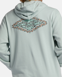 3 Short Sands Pullover Hoodie Blue ABYFT00321 Billabong
