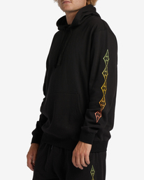 3 Short Sands Pullover Hoodie Black ABYFT00321 Billabong