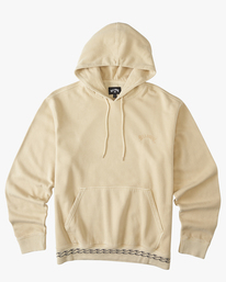 4 Wave Washed Organic Pullover Hoodie Yellow ABYFT00327 Billabong
