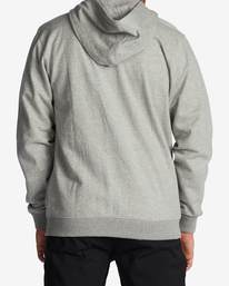 2 All Day Organic Zip-Up Hoodie Grey ABYFT00337 Billabong