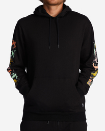 0 Keith Haring Jam - Sweatshirt com capuz para Homem Preto ABYFT00341 Billabong