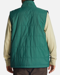 5 Trail - Colete de meia gola reversível com fecho completo para Homem Verde ABYFT00356 Billabong