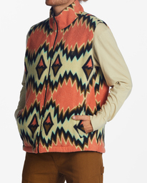 8 A/Div Trail Reversible Full-Zip Vest Black ABYFT00356 Billabong