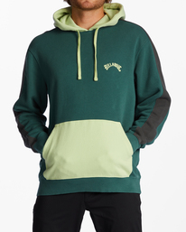 WAVE WASHED BLOCKED PULLOVER  ABYFT00371