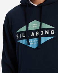 2 Level Pullover Hoodie Blue ABYFT00385 Billabong