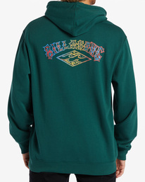billabong, Short Sands - Sweat à capuche pour Homme, DEEP TEAL (dta) SHORT SANDS PULLOVER ABYFT00393