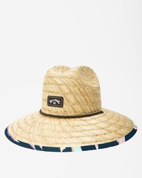 0 Tides Print Straw Lifeguard Hat Blue ABYHA00216 Billabong