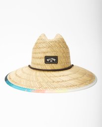 1 Tides Print Straw Lifeguard Hat Beige ABYHA00216 Billabong