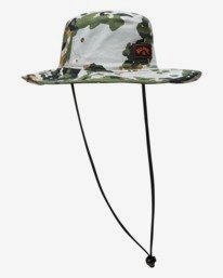 2 Big John Print Surf Safari Hat Green ABYHA00218 Billabong