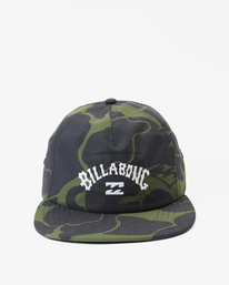 1 Arch Team Print Strapback Hat Green ABYHA00331 Billabong