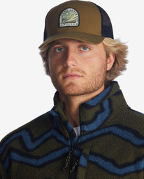 0 A/Div Walled Trucker Hat Green ABYHA00376 Billabong