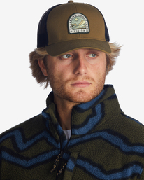 6 Walled A/Div - Cappello trucker da Uomo Green ABYHA00376 Billabong