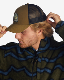 3 A/Div Walled Trucker Hat Green ABYHA00376 Billabong