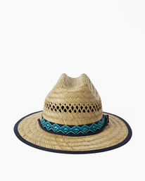 1 Mid Tides Straw Lifeguard Hat Blue ABYHA00395 Billabong