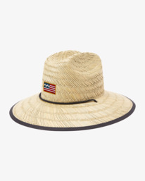 0 Tides Print Straw Lifeguard Hat Green ABYHA00400 Billabong